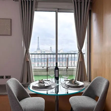 Unique Panoramic Flat Champs-elysees Paris