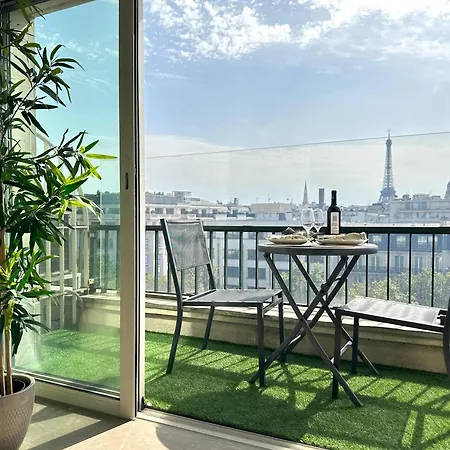 公寓 Unique Panoramic Flat Champs-elysees *