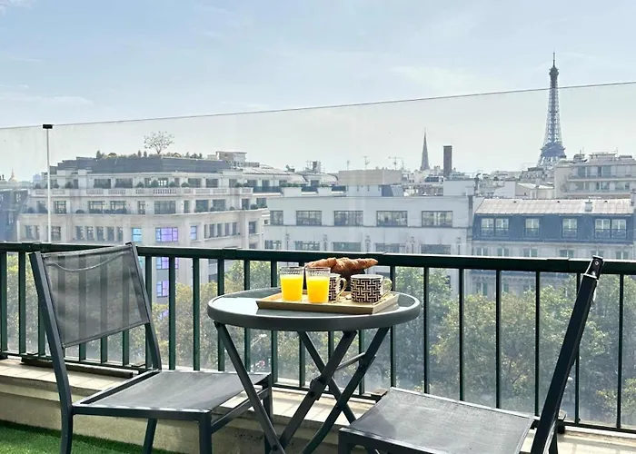 Apartamento Unique Panoramic Flat Champs-elysees Paris